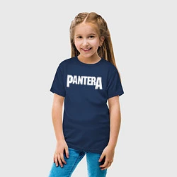 Футболка хлопковая детская PANTERA, цвет: тёмно-синий — фото 2