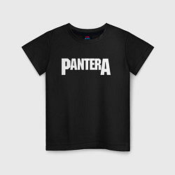 Футболка хлопковая детская PANTERA, цвет: черный