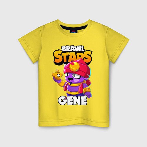 Детская футболка BRAWL STARS GENE / Желтый – фото 1