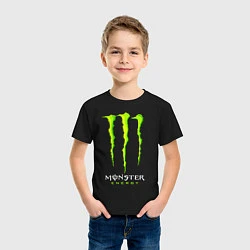 Футболка хлопковая детская MONSTER ENERGY, цвет: черный — фото 2