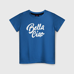 Футболка хлопковая детская Bella Ciao, цвет: синий