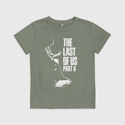 Футболка хлопковая детская Элли с гитарой, цвет: авокадо