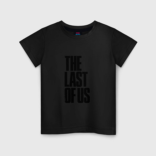 Детская футболка THE LAST OF US II СПИНА / Черный – фото 1