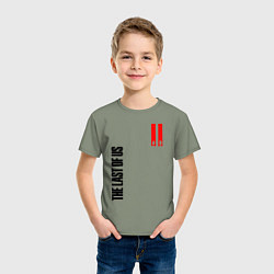 Футболка хлопковая детская THE LAST OF US II, цвет: авокадо — фото 2