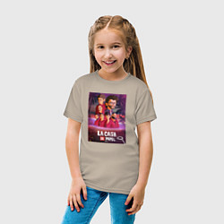 Футболка хлопковая детская БУМАЖНЫЙ ДОМ, цвет: миндальный — фото 2