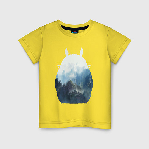 Детская футболка Тоторо / Желтый – фото 1