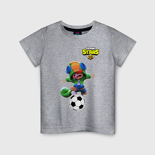 Детская футболка Brawl STARS футбол / Меланж – фото 1