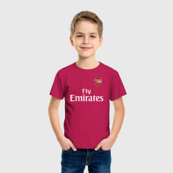 Футболка хлопковая детская ARSENAL, цвет: маджента — фото 2