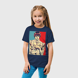 Футболка хлопковая детская Бруно Буччеллати, цвет: тёмно-синий — фото 2