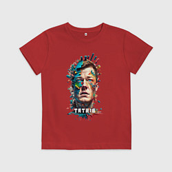 Футболка хлопковая детская Tetris - Air studio, цвет: красный