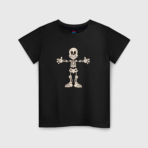 Детская футболка Хеллоуин / Черный – фото 1