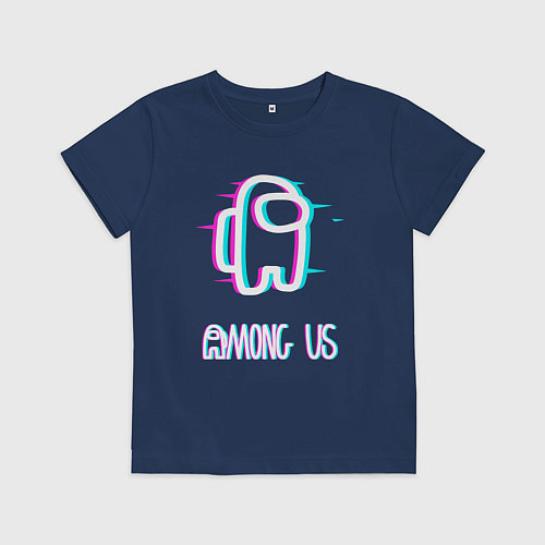 Детская футболка Among us / Тёмно-синий – фото 1