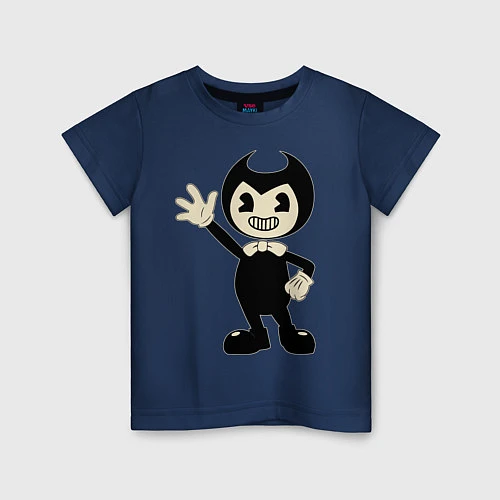Детская футболка Bendy And The Ink Machine / Тёмно-синий – фото 1