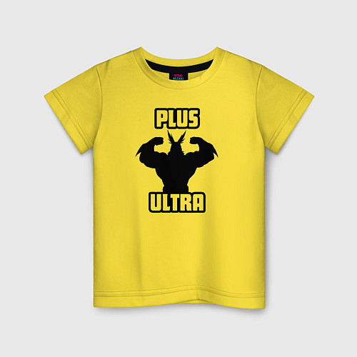 Детская футболка PLUS ULTRA / Желтый – фото 1