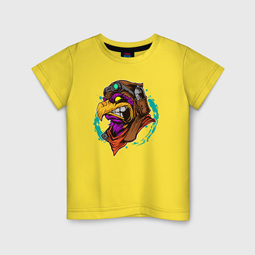 Детская футболка Орел / Желтый – фото 1