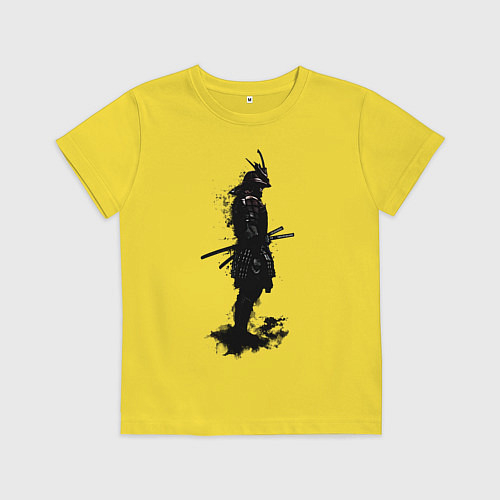 Детская футболка Теневой самурай / Желтый – фото 1