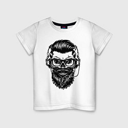 Футболка хлопковая детская Hipster, цвет: белый