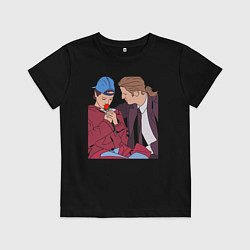 Футболка хлопковая детская Muneca brava, цвет: черный