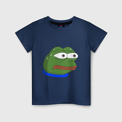 Детская футболка Pepe MonkaS / Тёмно-синий – фото 1