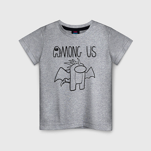 Детская футболка Among Us / Меланж – фото 1