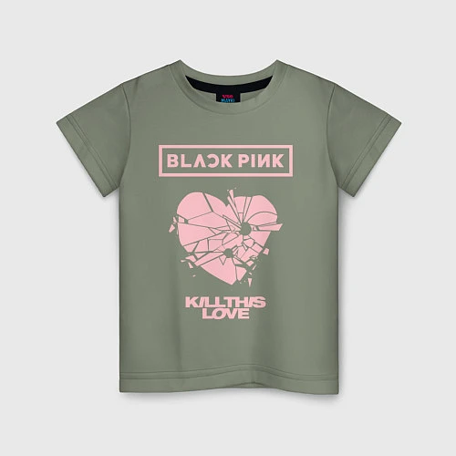 Детская футболка BLACKPINK / Авокадо – фото 1
