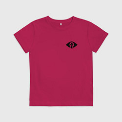 Футболка хлопковая детская Little Nightmares, цвет: маджента