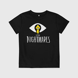 Футболка хлопковая детская LITTLE NIGHTMARES, цвет: черный
