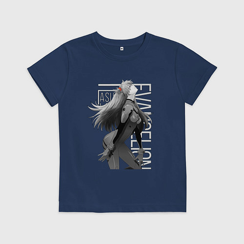Детская футболка Евангелион / Тёмно-синий – фото 1