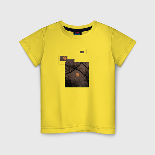 Детская футболка Закат / Желтый – фото 1