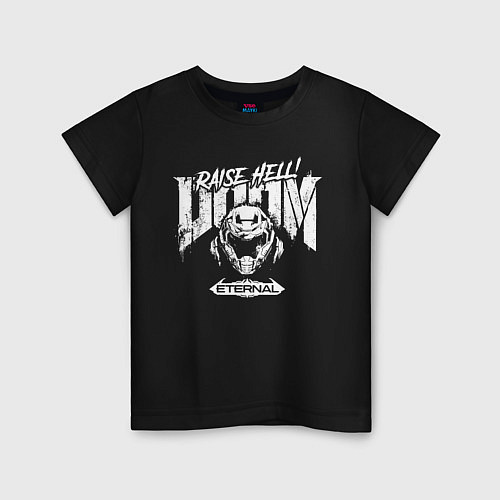 Детская футболка DOOM Eternal / Черный – фото 1