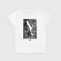 Футболка хлопковая детская Made in Sakhalin, цвет: белый