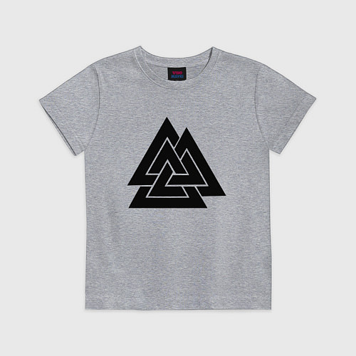 Детская футболка Валькнут Valknut Z / Меланж – фото 1