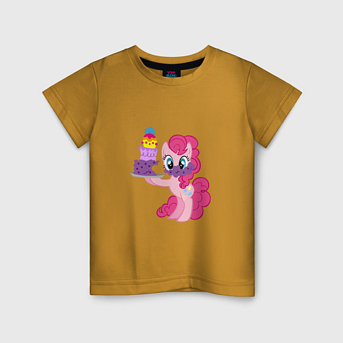 Детская футболка My Little Pony Pinkie Pie / Горчичный – фото 1