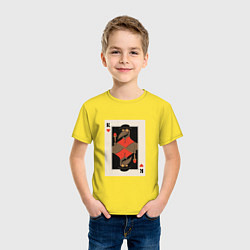 Футболка хлопковая детская Карта Чумного доктора, цвет: желтый — фото 2