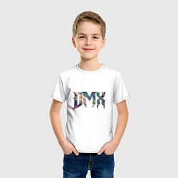 Футболка хлопковая детская DMX Color, цвет: белый — фото 2
