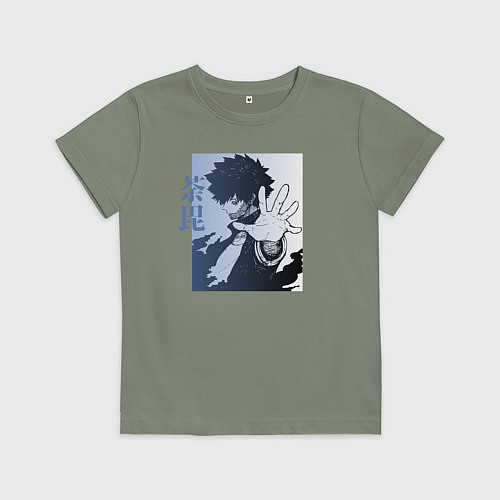 Детская футболка Моя геройская академия Даби / Авокадо – фото 1