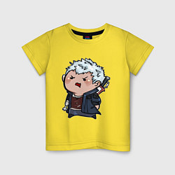 Футболка хлопковая детская Baby Nero, цвет: желтый