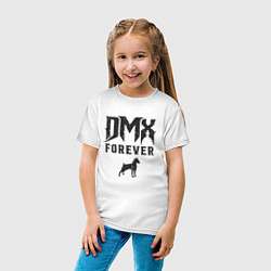 Футболка хлопковая детская DMX Forever, цвет: белый — фото 2