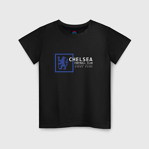 Детская футболка FC Chelsea Stamford Bridge 202122 / Черный – фото 1