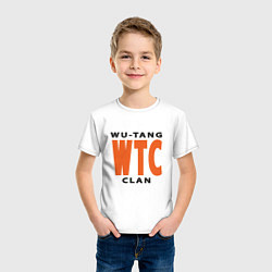 Футболка хлопковая детская Wu-Tang WTC, цвет: белый — фото 2