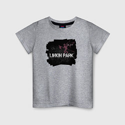 Футболка хлопковая детская Linkin Park LP 202122, цвет: меланж