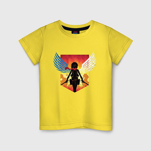 Детская футболка Mikaska / Желтый – фото 1