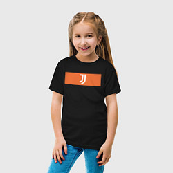 Футболка хлопковая детская Juventus Tee Cut & Sew 2021, цвет: черный — фото 2