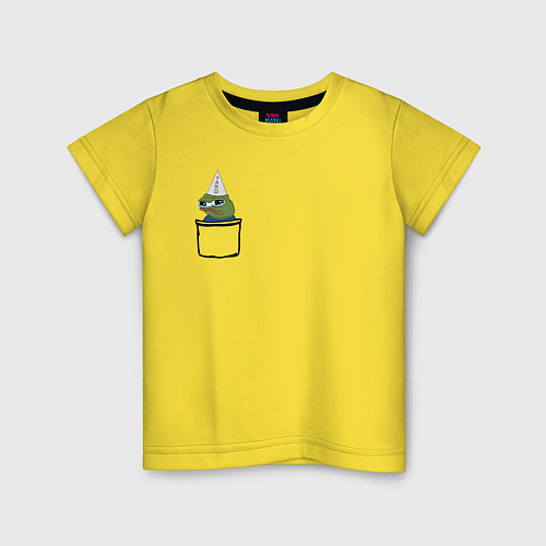 Детская футболка Pepe tard / Желтый – фото 1