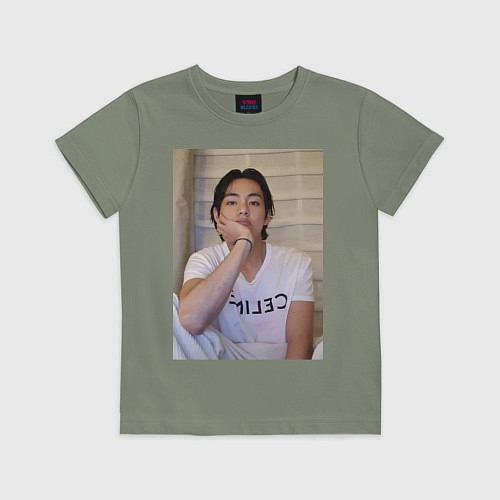 Детская футболка V BTS / Авокадо – фото 1