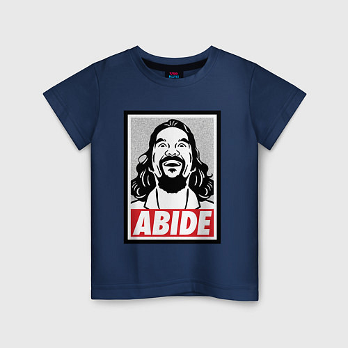 Детская футболка ABIDE Большой Лебовски / Тёмно-синий – фото 1