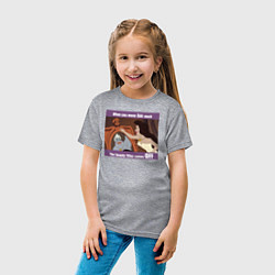 Футболка хлопковая детская Beauty Filters, цвет: меланж — фото 2