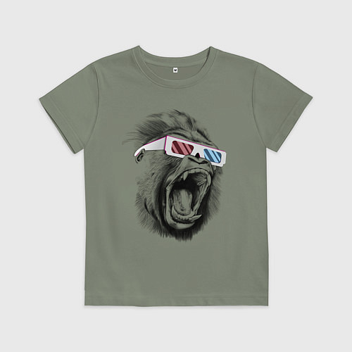 Детская футболка Дикая горилла / Авокадо – фото 1