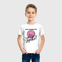 Футболка хлопковая детская Spike, цвет: белый — фото 2