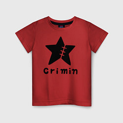 Футболка хлопковая детская Crimin бренд One Piece, цвет: красный